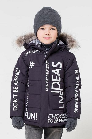 Куртка зимняя для мальчика Crockid ВК 36040/3 ГР