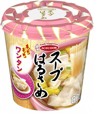 ACECOOK Harusame Wonton - китайский супчик с соевым соусом и вонтонами