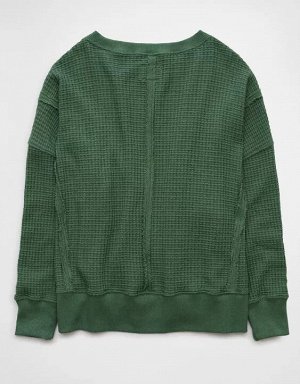 AE Big Hug Waffle Sweatshirt