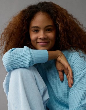 AE Big Hug Waffle Sweatshirt