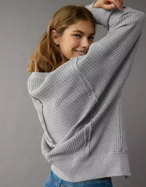 AE Big Hug Waffle Sweatshirt