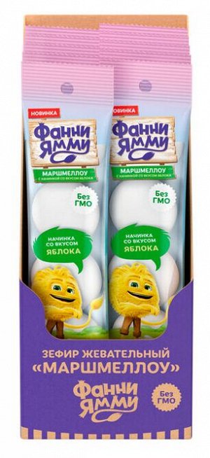 ФРУТОНЯНЯ Зефир жевательный Маршмеллоу с яблоком 20г