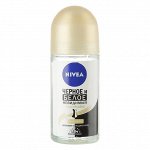 Nivea Дезодорант-антиперспирант шариковый Невидимый Черное и Белое Гладкий Шелк 50 мл