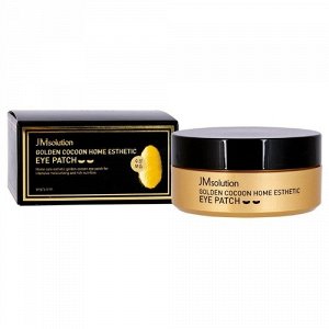 JMsolution Golden Cocoon Home Esthetic Eye Patch Гидрогелевые патчи с протеинами кокона золотого шелкопряда 60шт (30пар)