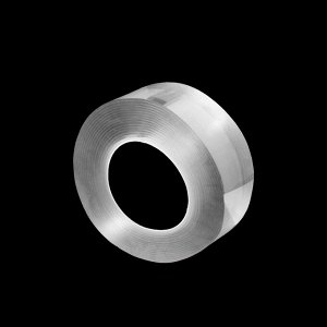 Клейкая нано лента TORSO, прозрачная, двусторонняя, акриловая 15 мм х 3 м