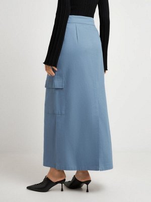 Юбка жен. Veneto_skirt серо-голубой