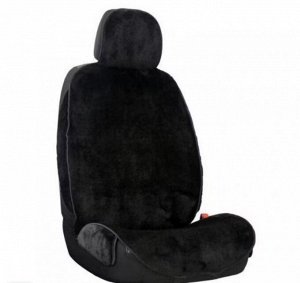 Накидка меховая Senator MW Denali SM0052BK, с боковой защитой сиденья, антислипом, черные (2шт.)