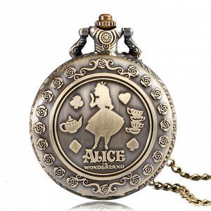 Карманные часы «Алиса в стране чудес»