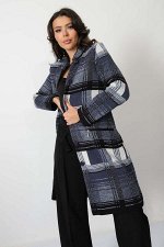 Кардиган В 345 ст/джинсовый микс