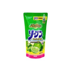 Жидкость для мытья посуды «Kaneyo - Свежий лайм» 500 мл, мягкая упаковка / 24