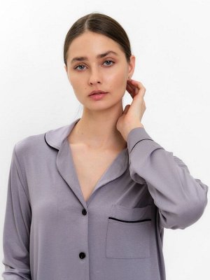 Сорочка женская MINAKU: Home collection цвет серый