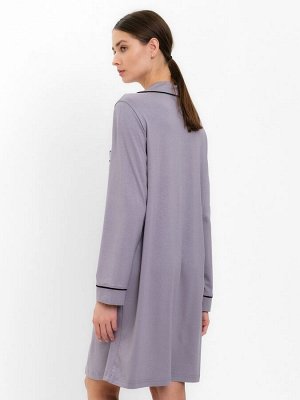 Сорочка женская MINAKU: Home collection цвет серый