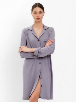 Сорочка женская MINAKU: Home collection цвет серый