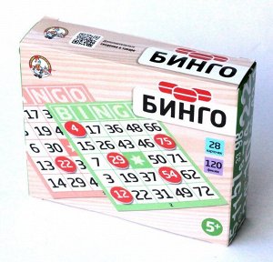 Игра настольная "Бинго" (карт.фишки)