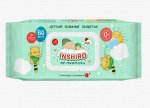 Салфетки влажные детские INSHIRO экстракт алоэ и витамина  Е  60шт/упак.