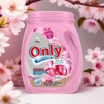 Средство для стирки ONLY ONE CLEANER гель в капсулах PINK ультра концентрат 48шт/уп