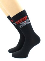 Носки мужские &quot;Осторожно рыболов!&quot; р.39-43
