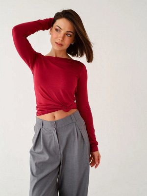 Брюки классические женские, темный меланж