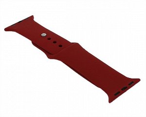 Ремешок Watch Series 38mm/40mm силиконовый wine red, SM