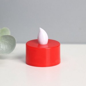 Светодиодные свечи, ночники LED RISALUX «Для жутких ритуалов» набор 4 шт., красные, RGB, 3.5x3.5x4 см