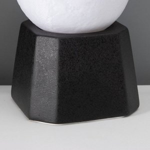 Лампа настольная «Полная луна» LED 1x40 Вт Е27 черный 12x12x21 см