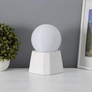 Лампа настольная «Полная луна»LED 1x40 Вт Е27 белый 12x12x21 см