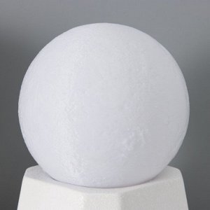Лампа настольная «Полная луна»LED 1x40 Вт Е27 белый 12x12x21 см