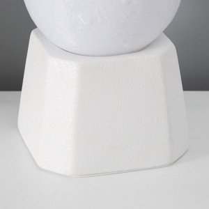 Лампа настольная «Полная луна»LED 1x40 Вт Е27 белый 12x12x21 см