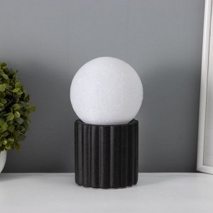 Лампа настольная «Луна»LED 1x40 Вт Е27 черный 11x11x21 см