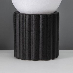 Лампа настольная «Луна»LED 1x40 Вт Е27 черный 11x11x21 см