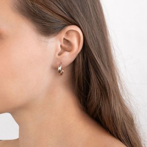 Золотые серьги «Конго» (кольца)