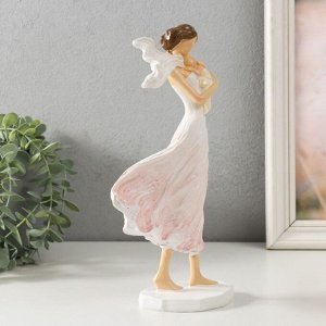 Фигурка полистоун «Мама и малыш. Ветер», 12.5x8.5x25 см