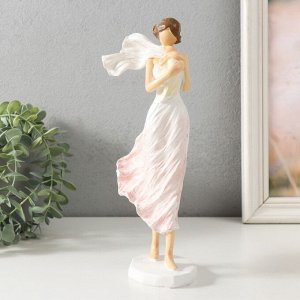 Фигурка полистоун «Мама и малыш. Ветер», 12.5x8.5x25 см