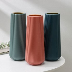Ваза для цветов, 1.1 л, 9.2?9.2?23 см, МИКС