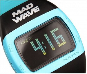 Водонепроницаемый пульсометр PULSE-WATCH, Turquoise/Black