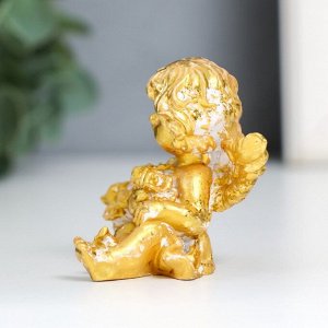 Фигурка полистоун «Ангел с розочками», 4x5.5x5.5 см, МИКС