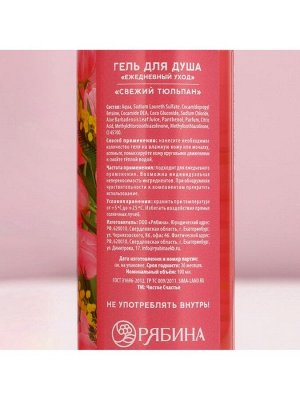 Подарочный набор ЧИСТОЕ СЧАСТЬЕ «8 Марта!»: гель для душа и пена для ванны 2х100 мл, мочалка для тела
