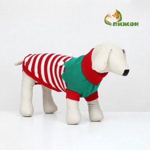 Свитер "Ягодка", размер 2XL (ДС 41, ОШ 41, ОГ 36-60 см)