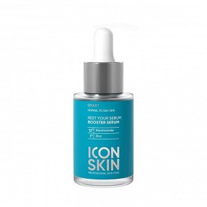 *ICON SKIN Сыворотка-концентрат себорегулирующая  с ниацинамидом Rest Your Sebum, 30 мл. (т) #