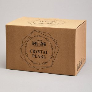Элегантный набор бокалов для вина "Crystal Pearl" - 6 штук, 310 мл, высота 16,5 см, 1 шт.