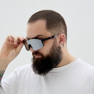 Очки солнцезащитные спортивные велосипедные, uv 400, серые