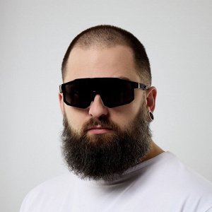 Очки солнцезащитные спортивные велосипедные, uv 400, черные