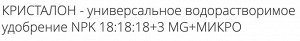 Кристалон, Универсальный 100гр, ФЕРТИКА, универсальное удобрение