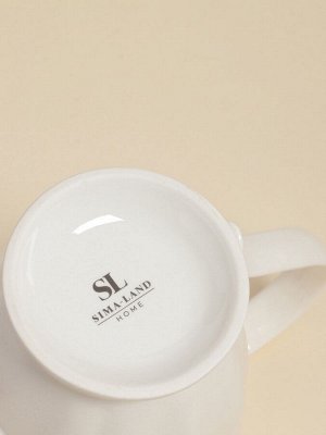 Заварочный чайник SL Home «Аманде», 1.5 л, 27.5x14x24 см, фарфор, белый