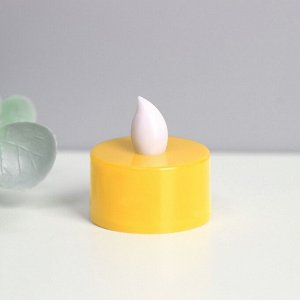 Светодиодные свечи, ночники LED RISALUX «Для чудесных моментов!» набор 2 шт., жёлтые, RGB, 3.5x3.5x4 см