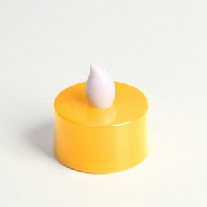 Светодиодные свечи, ночники LED RISALUX «Для чудесных моментов!» набор 2 шт., жёлтые, RGB, 3.5x3.5x4 см
