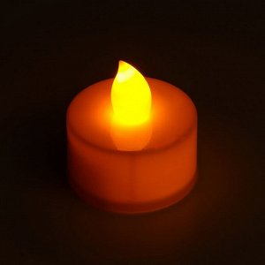 Светодиодные свечи, ночники LED RISALUX «Для чудесных моментов!» набор 2 шт., жёлтые, RGB, 3.5x3.5x4 см
