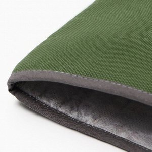 Грелка на чайник Этель Home collection green 28*28 см, 56% лён, 44% хлопок