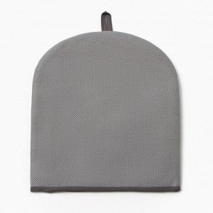 Грелка на чайник Этель Home collection grey 28*28 см, 61% лён, 39% хлопок