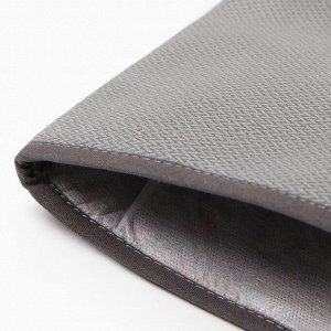 Грелка на чайник Этель Home collection grey 28*28 см, 61% лён, 39% хлопок